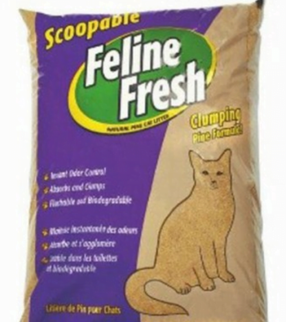 Litière de pin pour chat, Feline Fresh