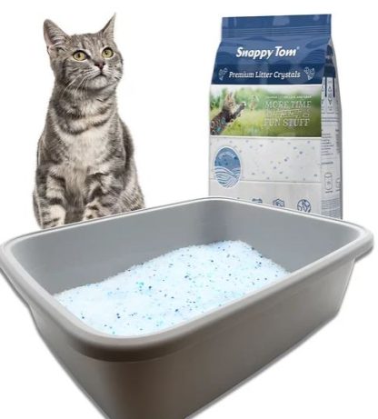 Litière silice pour chat, Snappy Tom  4 kg